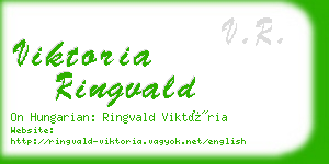 viktoria ringvald business card